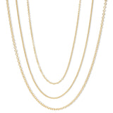 18K Wheat Chain Necklace Page Sargisson 