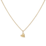 Teeny Tiny Necklace- Single Shape Necklace Page Sargisson 10K Gold Heart 