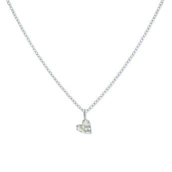 Teeny Tiny Necklace- Single Shape Necklace Page Sargisson Sterling Silver Heart 
