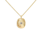 18K Cushion Diamond Tablet Necklace Necklace Page Sargisson 