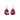 18K Diamond and Ruby Drop Earrings Earrings Page Sargisson 