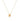 18K Oval Slider Necklace in Orange Sapphire Necklace Page Sargisson 