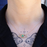 10K Semi-Precious Stone Evil Eye Necklace Necklace Page Sargisson 