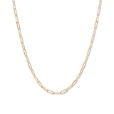 Staple Link Chain Necklace Page Sargisson 10 Karat Gold 16" 