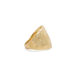 18K Wide Angled Ring Rings Page Sargisson 