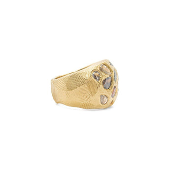 18K Cognac Diamond Cocktail Ring Rings Page Sargisson 