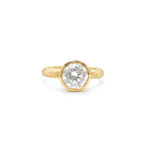 The Atlantic Engagement Ring Setting Engagement Ring Page Sargisson 18K Yellow Gold Round 