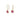 18K Freeform Drop Earring in Ruby Earrings Page Sargisson 