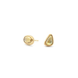 18K Smooth Freeform Studs in Yellow Sapphire Earrings Page Sargisson 