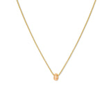 18K Carved Bead Necklace Necklaces Page Sargisson 18K Rose Gold 