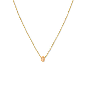 18K Carved Bead Necklace Necklaces Page Sargisson 18K Rose Gold 