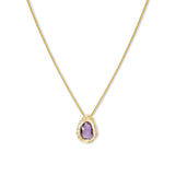 18K Freeform Slider Necklace in Purple Sapphire Necklace Page Sargisson 