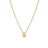 18K Teardrop Slider Necklace in Yellow Sapphire Necklace Page Sargisson 