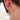 18K Freeform Stud Earring in Dark Green Sapphire Earrings Page Sargisson 