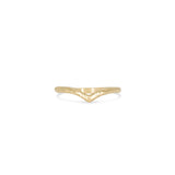 18K Textured Contour Band - Point wedding bands Page Sargisson 18kt Yellow Gold 4 