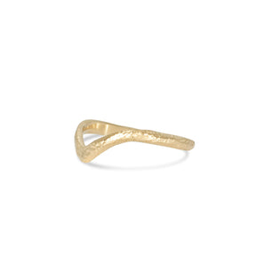 18K Textured Contour Band - Deep Point wedding bands Page Sargisson 