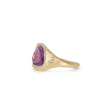 18K Signet Ring in Purple Sapphire Rings Page Sargisson 