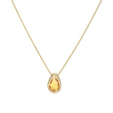 18K Freeform Slider Necklace in Yellow Sapphire Necklace Page Sargisson 
