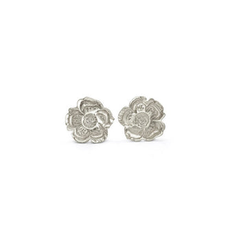 Sweet Pea Stud Earrings Earrings Page Sargisson Sterling Silver Without Diamonds 