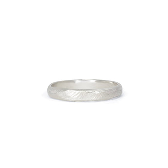 Platinum Carved Wedding Band 3mm wedding bands Page Sargisson 