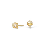 18K Kite Stud Earrings in Citrine Earrings Gemorex Teeny 