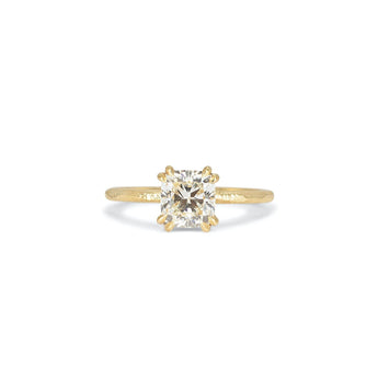 The Pacific Engagement Ring Setting Engagement Ring Page Sargisson 18K Yellow Gold Cushion 