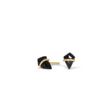 18K Kite Stud Earrings in Onyx Earrings Gemorex Teeny 