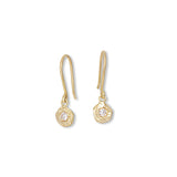 18K Diamonds by the Yard Drop Earrings Earrings Page Sargisson 