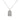 Tulip Tag Pendant with Diamonds Necklaces Page Sargisson Floral Tag Sterling Silver with Diamonds 