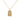 Tulip Tag Pendant with Diamonds Necklaces Page Sargisson Floral Tag 10 Karat Gold with Diamonds 