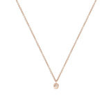 18K Diamond Dot Necklace Necklace Page Sargisson 18K Rose Gold 