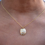 18K Diamond Mosaic Tablet Necklace Necklace Page Sargisson 