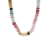 18K Carved Bead and Tourmaline Strand Necklace Necklaces Page Sargisson 