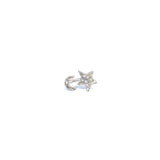 Teeny Tiny Double Stud Earrings Earrings Page Sargisson Star/Moon Sterling Silver 
