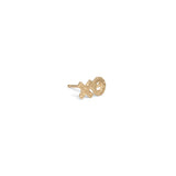 Teeny Tiny Double Stud Earrings Earrings Page Sargisson X/O 10KT Yellow Gold 