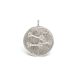 Silver Zodiac Diamond Constellation Charms Necklace Page Sargisson Taurus Sterling Silver with Diamonds 