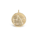 10K Zodiac Diamond Constellation Charms Necklace Page Sargisson Sagittarius 10 Karat Gold with Diamonds 