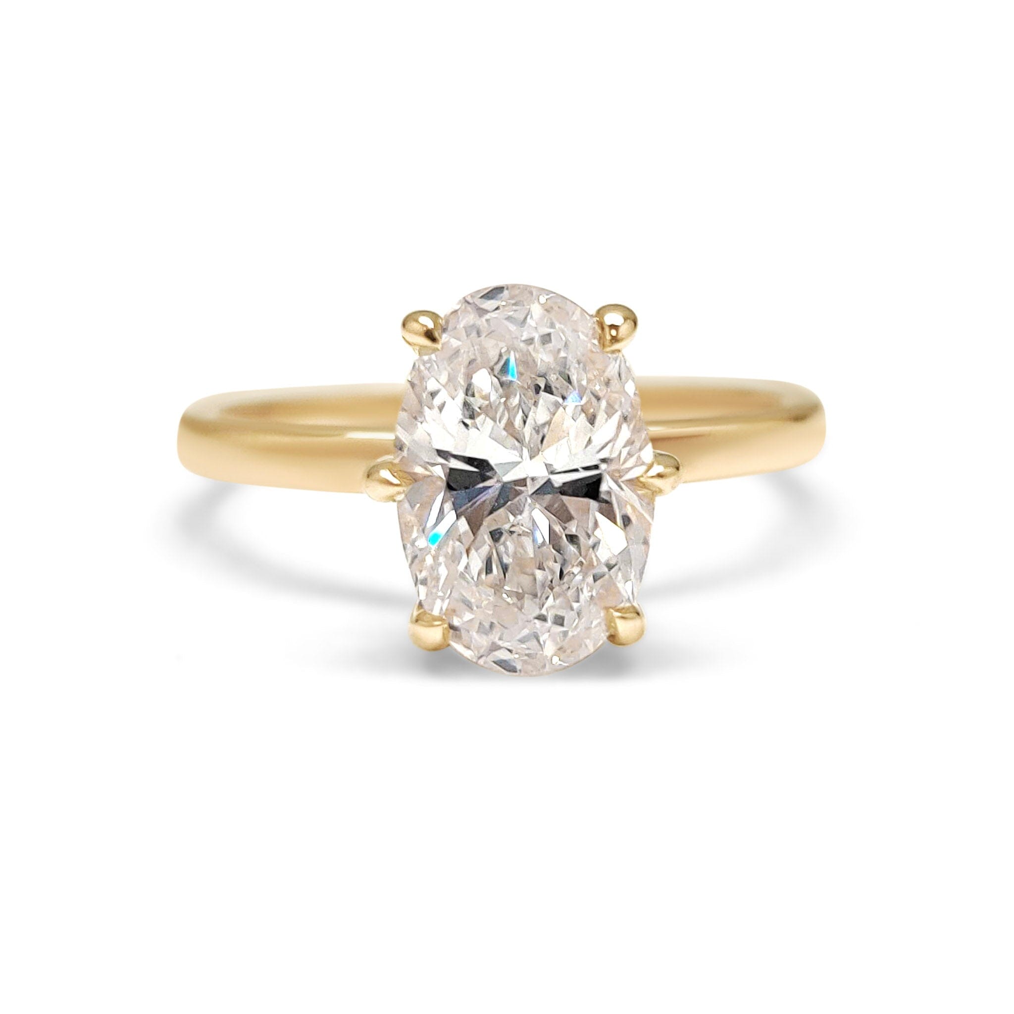 The Hoyt Engagement Ring Setting with Pavé Gallery – Page Sargisson