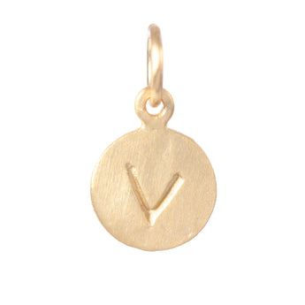 Tiny Letter Charm Necklace Page Sargisson 