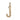 Block Letter Charm Necklace Page Sargisson 10K Gold J 
