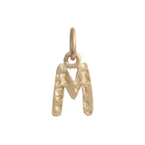 Block Letter Charm Necklace Page Sargisson 10K Gold M 