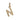 Block Letter Charm Necklace Page Sargisson 10K Gold N 