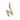 Block Letter Charm Necklace Page Sargisson 10K Gold N 