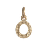 Block Letter Charm Necklace Page Sargisson 10K Gold O 