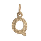 Block Letter Charm Necklace Page Sargisson 10K Gold Q 