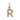 Block Letter Charm Necklace Page Sargisson 10K Gold R 
