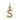 Block Letter Charm Necklace Page Sargisson 10K Gold S 