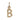 Block Letter Charm Necklace Page Sargisson 10K Gold B 