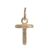 Block Letter Charm Necklace Page Sargisson 10K Gold T 
