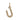 Block Letter Charm Necklace Page Sargisson 10K Gold U 